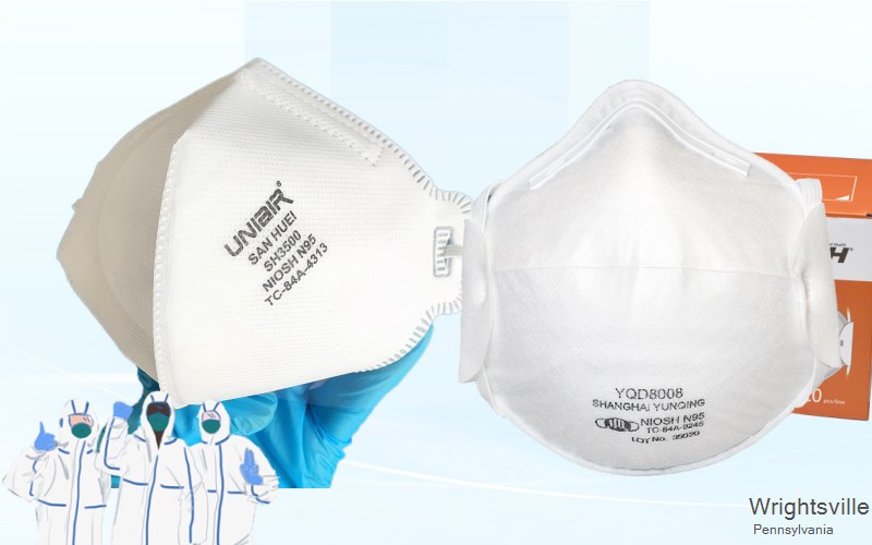 Wrightsville York Pennsylvania PA N95 mask