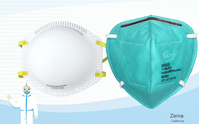 Zenia Trinity California CA N95 mask